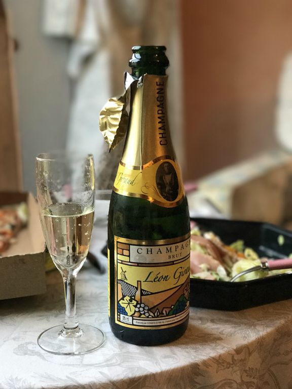 Champagne of the house La Marotiere